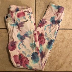 Joe’s Floral Print Jeans Size 27